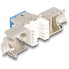 Moduł Keystone RJ45 żeńskie do LSA Cat.6A zestaw beznarzędziowy niebieski 10 sztuk Delock 88113