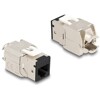 Moduł Keystone RJ45 żeńskie do LSA Cat.6A zestaw beznarzędziowy czarny 10 sztuk Delock 88118