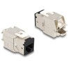 Moduł Keystone RJ45 żeńskie do LSA Cat.6A zestaw beznarzędziowy czarny 10 sztuk Delock 88118