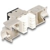 Moduł Keystone RJ45 żeńskie do LSA Cat.6A zestaw beznarzędziowy czarny 10 sztuk Delock 88118