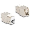 Moduł Keystone RJ45 żeńskie do LSA Cat.6A zestaw beznarzędziowy biały 10 sztuk Delock 88119