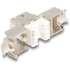 Moduł Keystone RJ45 żeńskie do LSA Cat.6A zestaw beznarzędziowy biały 10 sztuk Delock 88119