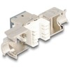 Moduł Keystone RJ45 żeńskie do LSA Cat.6A zestaw beznarzędziowy szary 10 sztuk Delock 88120