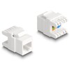 Moduł Keystone RJ45 żeńskie do LSA Cat.6A beznarzędziowy mini Delock 88131