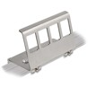 Metalowe mocowanie Keystone 4-portowe do szyny DIN Delock 88140