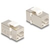 Moduł Keystone z gniazdem RJ45 do gniazda RJ45 Cat.6 FTP Delock 90637