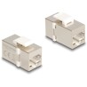 Moduł Keystone z gniazdem RJ45 do gniazda RJ45 Cat.6 FTP Delock 90637