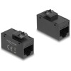 Moduł Keystone z gniazdem RJ45 do gniazda RJ45 Cat.6A UTP czarny Delock 90638
