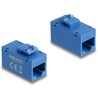 Moduł Keystone z gniazdem RJ45 do gniazda RJ45 Cat.6A UTP niebieski Delock 90642