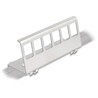 Metalowe mocowanie Keystone 6-portowe do szyny DIN Delock 90656