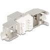 Moduł Keystone RJ45 żeński do LSA Cat.8.1 z metalowym zatrzaskiem beznarzędziowy Delock 90683