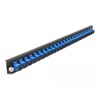 Panel frontowy 19&quot; 24-portowy SC Simplex niebieski Delock 43351