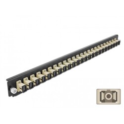 Panel frontowy 19" 24-portowy SC Simplex beżowy Delock 43353