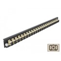 Panel frontowy 19" 24-portowy SC Simplex beżowy Delock 43353