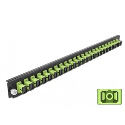 Panel frontowy 19" 24-portowy SC Simplex limonkowy Delock 43356