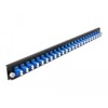 Panel frontowy 19&quot; 24-portowy LC Duplex niebieski Delock 43357
