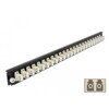 Panel frontowy 19&quot; 24-portowy LC Duplex beżowy Delock 43359