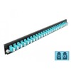 Panel frontowy 19&quot; 24-portowy LC Duplex morski Delock 43360
