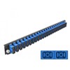 Panel frontowy 19&quot; 24-portowy SC Duplex niebieski Delock 43363