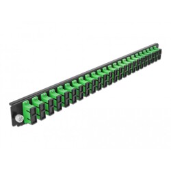 Panel frontowy 19" 24-portowy SC Duplex zielony Delock 43364