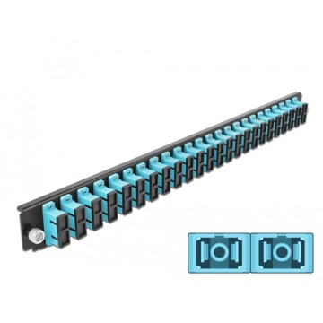 Panel frontowy 19" 24-portowy SC Duplex morski Delock 43366