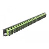 Panel frontowy 19&quot; 24-portowy SC Duplex limonkowy Delock 43368