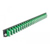 Panel frontowy 19&quot; 24-portowy LC Quad zielony Delock 43370