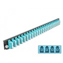 Panel frontowy 19" 24-portowy LC Quad morski Delock 43372