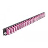 Panel frontowy 19&quot; 24-portowy LC Quad fioletowy Delock 43373