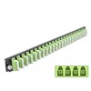 Panel frontowy 19&quot; 24-portowy LC Quad limonkowy Delock 43374