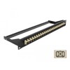 Panel frontowy optyczny 19&quot; 24-portowy SC Simplex beżowy Delock 43382