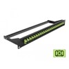 Panel frontowy optyczny 19&quot; 24-portowy SC Simplex limonkowy Delock 43385