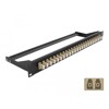 Panel frontowy optyczny 19&quot; 24-portowy LC Duplex beżowy Delock 43388