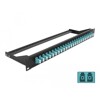 Panel frontowy optyczny 19&quot; 24-portowy LC Duplex morski Delock 43389