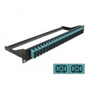 Panel frontowy optyczny 19" 24-portowy SC Duplex morski Delock 43395