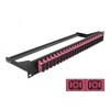 Panel frontowy optyczny 19&quot; 24-portowy SC Duplex fioletowy Delock 43396