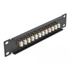 Krosownica światłowodowa 10&quot; 12-portowa LC Duplex 1U beżowa Delock 66767