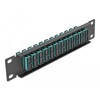 Krosownica światłowodowa 10&quot; 12-portowa SC Duplex 1U morska Delock 66774