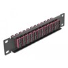 Krosownica światłowodowa 10&quot; 12-portowa SC Duplex 1U fioletowa Delock 66775