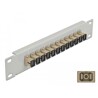 Krosownica światłowodowa 10" 12-portowa SC Simplex 1U beżowa szara Delock 66783