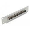 Krosownica światłowodowa 10&quot; 12-portowa SC Simplex 1U beżowa szara Delock 66783
