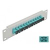 Krosownica światłowodowa 10&quot; 12-portowa SC Simplex 1U morska szara Delock 66784