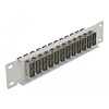 Krosownica światłowodowa 10&quot; 12-portowa SC Duplex 1U beżowa szara Delock 66793
