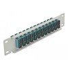 Krosownica światłowodowa 10&quot; 12-portowa SC Duplex 1U morska szara Delock 66794