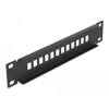 Krosownica światłowodowa 10&quot; 12-portowa SC Simplex / LC Duplex 1U czarna Delock 66801