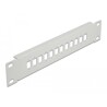 Krosownica światłowodowa 10" 12-portowa SC Simplex / LC Duplex 1U szara Delock 66803