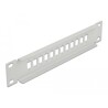 Krosownica światłowodowa 10" 12-portowa SC Simplex / LC Duplex 1U szara Delock 66803