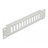 Krosownica światłowodowa 10" 12-portowa SC Duplex / LC Quad 1U szara Delock 66804