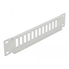 Krosownica światłowodowa 10&quot; 12-portowa SC Duplex / LC Quad 1U szara Delock 66804