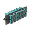 Światłowodowy panel adapterów SC Simplex OM4 12-portowy morski Delock 66928